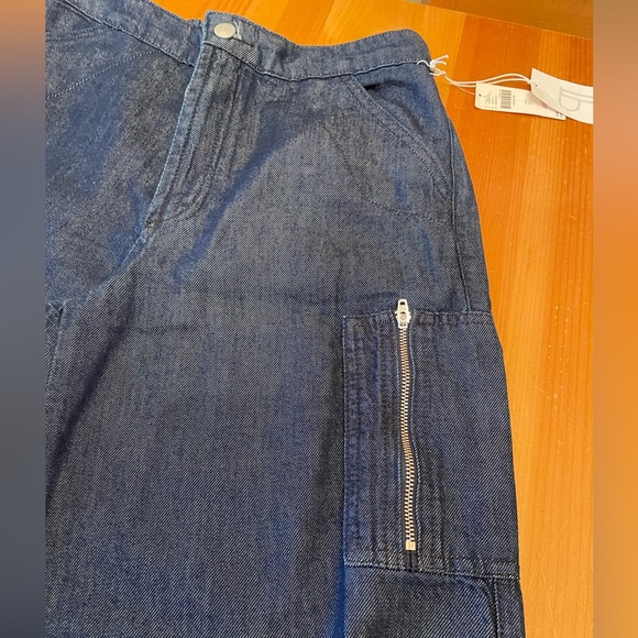 Pilcro Jeans by Anthropologie, Cargo Style with Tie Hem, Size 27 - Picture 2 of 6